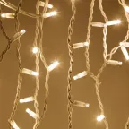 Светодиодная новогодняя гирлянда ERAPS-SP1 сеть 3 м тёплый белый свет 600 LED | Б0051893 | ЭРА