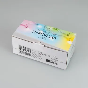 Светодиодная гирлянда ARD-STRING-CLASSIC-6000-WHITE-40LED-LIVE RGB-SPI (12V, 26W) (Ardecoled, IP65) | 031522 | Arlight
