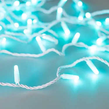 Светодиодная гирлянда ARD-STRING-CLASSIC-10000-WHITE-100LED-MILK-SYNC RGB (230V, 6.5W) (Ardecoled, IP65) | 028208 | Arlight