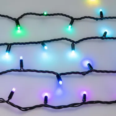Светодиодная гирлянда ARD-STRING-PRO-10000-BLACK-95LED-LIVE RGBW-DMX (24V, 10W) (Ardecoled, IP65) | 031751 | Arlight
