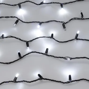 Светодиодная гирлянда ARD-STRING-CLASSIC-1000-BLACK-100LED-PULSE White (230V, 7W) (Ardecoled, IP65) | 031651 | Arlight