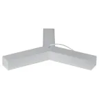 Светильник LED Geometria Igrek SPO-142-W-40K-044 44Вт 4000K 3000Лм IP40 800х80 белый подвесной драйвер внутри