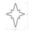 Фигура ARD-STAR-M3-380x250-36LED Warm (230V, 2.5W) | 025314 | Arlight
