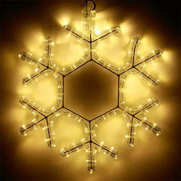 Фигура ARD-SNOWFLAKE-M7-450x375-126LED Warm (230V, 7.5W) | 025315 | Arlight