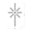Фигура ARD-STAR-M2-380x250-36LED Warm (230V, 2.5W) | 025313 | Arlight