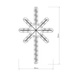 Фигура ARD-STAR-M2-380x250-36LED Warm (230V, 2.5W) | 025313 | Arlight