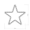 Фигура ARD-STAR-M1-295x275-36LED Warm (230V, 2.5W) | 025312 | Arlight
