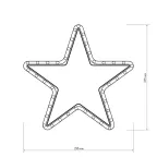 Фигура ARD-STAR-M1-295x275-36LED Warm (230V, 2.5W) | 025312 | Arlight