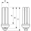 Лампа энергосберегающая КЛЛ MST PL-T 42W/840/4P 1CT/5X10BOX | 927914884071 | PHILIPS