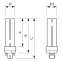 Лампа энергосберегающая КЛЛ MASTER PL-C 13W/840/4P 1CT/5X10BOX | 927907184040 | PHILIPS