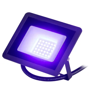 Прожектор светодиодный уличный ДО синее свечение 330лм IP65 LPR-025-BLUE-030 30Вт