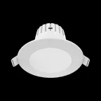 Светильник светодиодный встраиваемый круглый белый, 7W, 520 Lm LED 4100K | 946411207 | Gauss