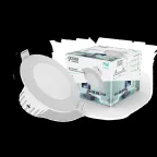 Светильник светодиодный встраиваемый круглый белый, 7W, 520 Lm LED 4100K | 946411207 | Gauss