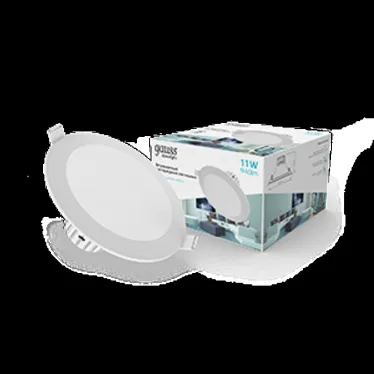 Светильник светодиодный встраиваемый круглый белый, 11W, 940 Lm LED 4100K | 946411211 | Gauss