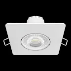 Светильник светодиодный встраиваемый квадратный белый, 6W, 520 Lm LED 4100K | 948411206 | Gauss