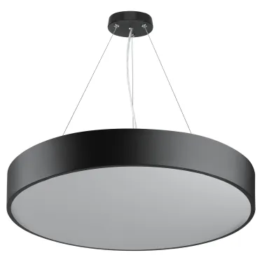 Светильник LED Geometria Ring SPO-131-B-40K-045 45Вт 4000К 4000Лм IP40 600х80 черный подвесной драйвер внутри