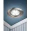 Светильник штампованный MR16,12V/220V, 50W сатин никель ST3 SN