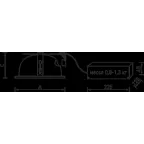 Светильник ЛВО DLS 226 HF ES1 2х26Вт КЛЛ G24q-3 ЭПРА IP20 | 1201000420 | Световые Технологии