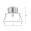 Светильник RAMO 13 BL D45 4000K (with driver) | 1258000190 | Световые Технологии