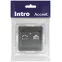 Розетка Intro Accent 6-303-07 информационная RJ45, IP20, СУ, графит