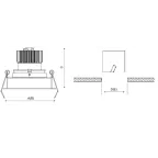Светильник RADO 13 WH D45 3000K (with driver) | 1278000070 | Световые Технологии