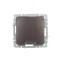 BRITE Розетка с заземлением с защитными шторками и крышкой 16А IP20 РСбш10-3-БрТБ темная бронза