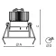 Светильник COOL 07 BL/BL D45 3000K (with driver) | 1412000120 | Световые Технологии