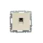 BRITE Розетка компьютерная RJ45 кат.5E РК10-БрКр бежевый