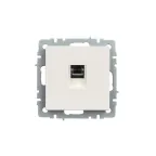 BRITE Розетка компьютерная RJ45 кат.5E РК10-БрЖ жемчуг
