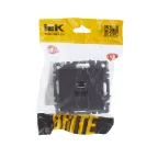 BRITE Розетка компьютерная RJ45 кат.5E РК10-БрС сталь