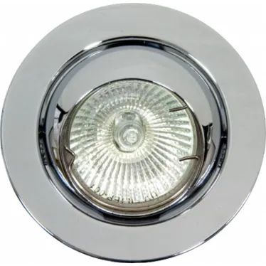 Светильник точечный встраиваемый декоративный DL12/DL3206 MR16 50W G5.3 хром | 15125 | Feron