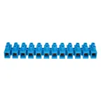 Колодка клеммная винтовая KВ-40 25-40, ток 100 A, полиэтилен синий 10шт, REXANT