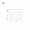 Корпус PLURIO-BASE-SURFACE-RS179x78 (BK, 1-2, 200mA) (Arlight, IP20 Металл, 3 года) | 031709 | Arlight