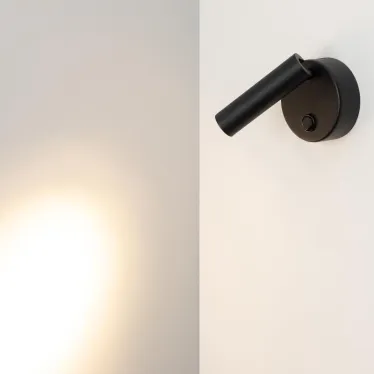 Светильник SP-BED-R90-3W Warm3000 (BK, 20 deg, 230V) (Arlight, IP20 Металл, 3 года) | 029634 | Arlight