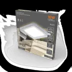 Светильник светодиодный Bubbles BL324 Квадр. 12+4W LED 3000K 1200лм192x192мм O160 1/20 | BL324 |Gauss