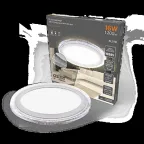 Светильник светодиодный Bubbles BL318 Кругл. 12+4W LED 3000K 1200лм193х31ммO160 1/20 | BL318 |Gauss
