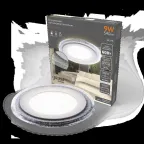 Светильник светодиодный Bubbles BL316 Кругл. 6+3W LED 3000K 540лм144х31ммO110 1/40 | BL316 | Gauss