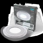 Светильник светодиодный Bubbles BL315 Кругл. 3+3W LED 4000K 350лм103х31ммO80 1/40 | BL315 | Gauss