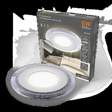 Светильник светодиодный Bubbles BL314 Кругл. 3+3W LED 3000K 350лм103х31ммO80 1/40 | BL314 | Gauss