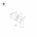 Светильник ALT-RAY-R42-5W Day4000 (DG, 25 deg, 230V) (Arlight, IP67 Металл, 3 года) | 032652 | Arlight