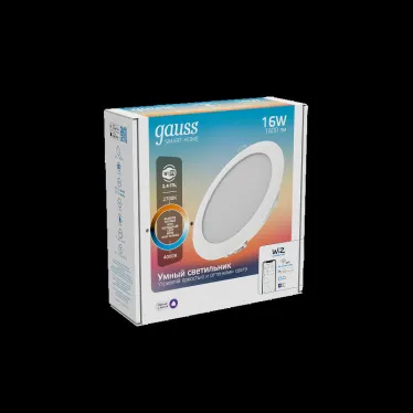 Светильник светодиодный Smart Home DIM+CCT 16 Вт 1/30 | 2040122 | Gauss