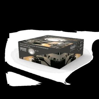 Светильник точечный встраиваемый Backlight BL142 Кругл. Gu5.3, 3W, LED 3000K 1/40 белый матовый | BL142 | Gauss
