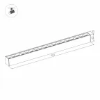 Светильник MAG-LASER-45-L480-27W Day4000 (BK, 36 deg, 24V) (arlight, IP20 Металл, 3 года) | 032649 | Arlight