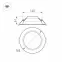 Светильник IM-CYCLONE-R165-18W Warm3000 (WH, 90 deg) (Arlight, IP40 Металл, 3 года) | 023213(2) | Arlight