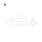 Светильник MAG-ORIENT-LASER-L235-8W Day4000 (BK, 24 deg, 48V) (Arlight, IP20 Металл, 3 года) | 033614 | Arlight