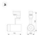Светильник LGD-ZEUS-TRUECOLOR-4TR-R67-10W Day4000 CRI98 (WH, 20-60 deg, 230V) (Arlight, IP20 Металл, 5 лет) | 031418 | Arlight
