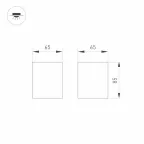 Светильник SP-ORIENT-SURFACE-TC-S65x65-10W Warm3000 (BK, 30 deg, 230V) (Arlight, IP20 Металл, 5 лет) | 031857 | Arlight