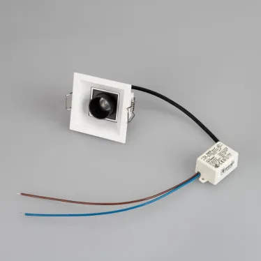 Светильник MS-ORIENT-BUILT-TURN-TC-S67x67-3W Warm3000 (WH-BK, 30 deg, 230V) (Arlight, IP20 Металл, 5 лет) | 031927 | Arlight