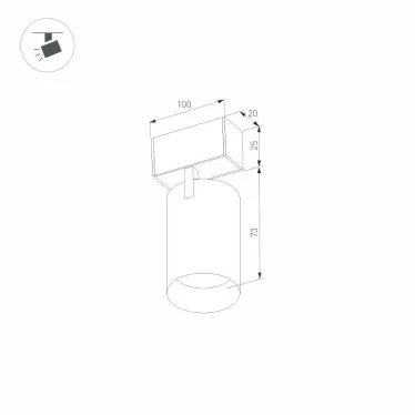 Светильник MAG-SPOT-25-R65-5W Warm3000 (BK, 30 deg, 24V) (arlight, IP20 Металл, 3 года) | 033676 | Arlight