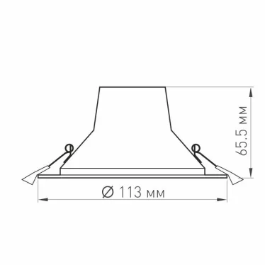 Светильник LTD-LEGEND-R115-10W Day4000 (WH, 50 deg) (Arlight, IP20 Металл, 3 года) | 027316(1) | Arlight